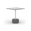 GLY135 GLYPH TEA TABLE SQUARE 60x60cm HPL Top Stone Base - CA1