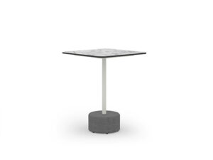 GLYPH Bistro Table Square 23.5" / 60 cm (HPL Top | Stone Base)