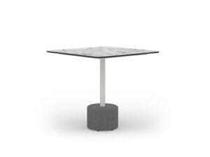 GLYPH Bistro Table Square 31.5" / 80 cm (HPL Top | Stone Base)