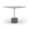 GLY137 GLYPH BISTRO TABLE SQUARE 80x80cm HPL Top Stone Base - CA1