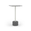 GLY138 GLYPH BAR TABLE SQUARE 60x60cm HPL Top Stone Base - CA1