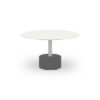 GLY22 GLYPH LOW TABLE 80 Cm ALU Top Stone Base - CA1