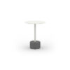 GLY23 GLYPH LOW TABLE Dia.40cm ALU Top Stone Base - CA1