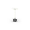 GLY24 GLYPH SIDE TABLE Dia.30cm ALU Top Stone Base - CA1