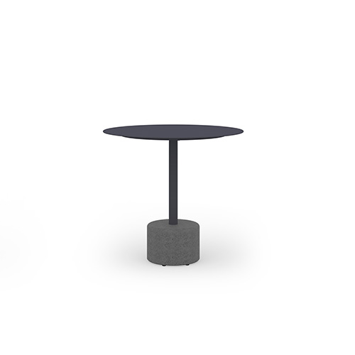 GLYPH Bistro Table 31.5″ / 80 cm (Alu Top | Stone Base)