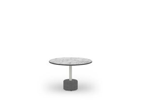 GLYPH Low Table 23.5" / 60 cm (HPL Top | Stone Base)
