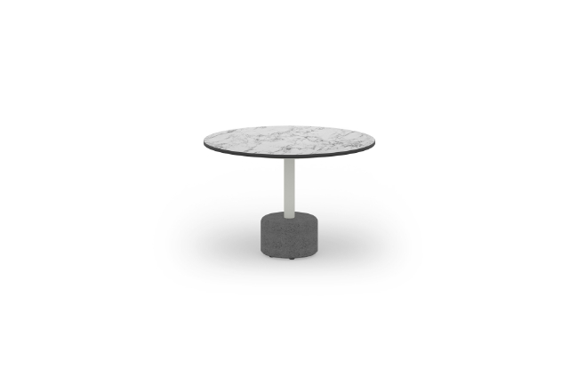 GLY31 GLYPH LOW TABLE Dia.60cm HPL Top Stone Base - CA1