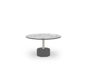 GLYPH Low Table 31.5" / 80 cm (HPL Top | Stone Base)