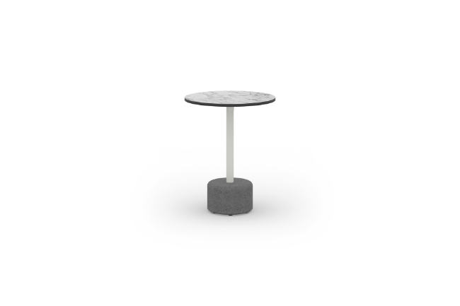 GLY33 GLYPH LOW TABLE Dia.40cm HPL Top Stone Base - CA1