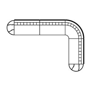 MUNIA MO 90° ANGLE Configuration 9 (Teak)