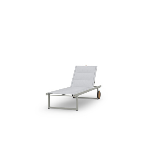 ALLUX Lounger with Wooden Wheels (Padded Sling)