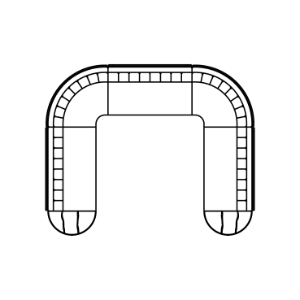 MUNIA NAYA U-SHAPE Configuration 3 (Teak)