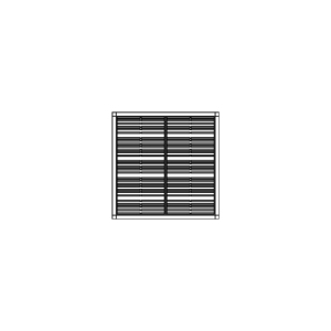 SOMBRERO CANOPY Alu Trellis Roof 1 | 8 ft x 8 ft / 244 x 244 cm