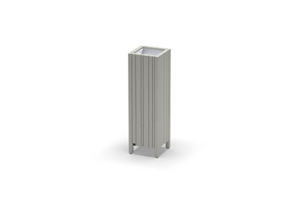 IMO Alu Planter 35 x 35 x 115cm / 14″ X 14″ x 45″