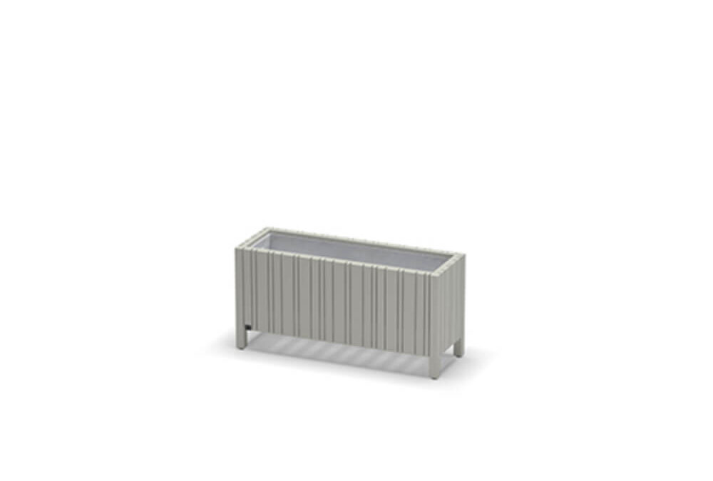 IMO Alu Planter 103 x 35 x 51cm / 40.5″ x 14″ x 20″
