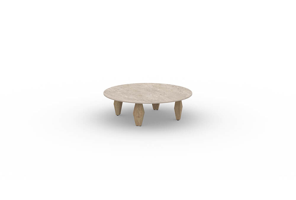 LORENZO – Prism | Low Table Ø 43″ / 110 cm