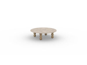 LORENZO - Bobbin | Low Table Ø 43" / 110 cm