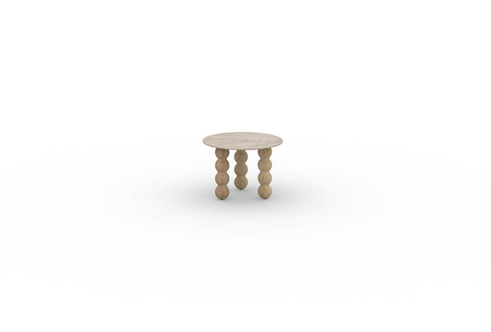 LORENZO – Bobbin | Coffee Table Ø 24″ / 60 cm