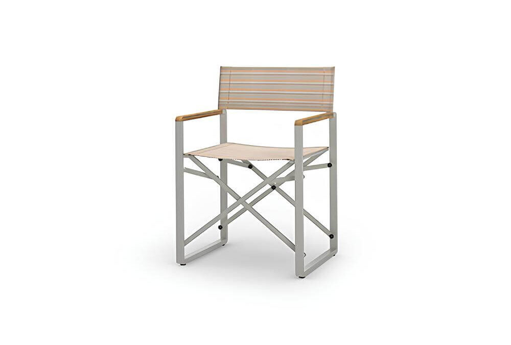 PRADO Dining Chair (Teak Armrest) – Sling