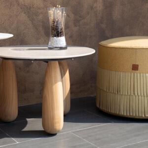 LORENZO Table & Pouf Detail