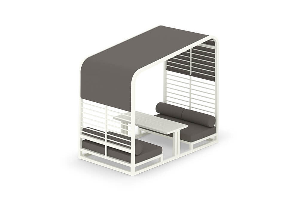 SOMBRERO Lounge Booth (Aluminum Trellis)