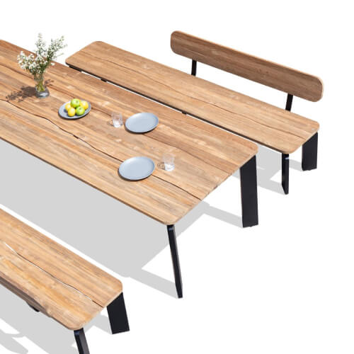 TITAN Dining Table & Bench Mood