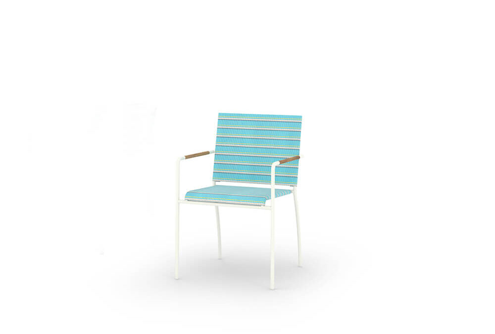 NATUN Stacking Chair (Teak Armrest)