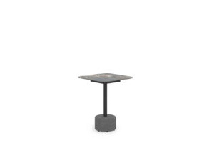 GLYPH Low Table Square 16" / 40 cm (Sintered Stone Top | Stone Base)