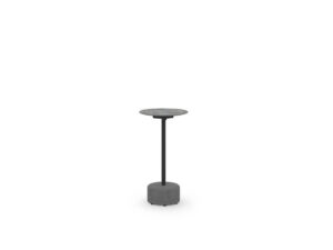 GLYPH Side Table 12" / 30 cm (Sintered Stone Top | Stone Base)