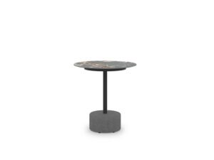 GLYPH Tea Table 23.5" / 60 cm (Sintered Stone Top | Stone Base)