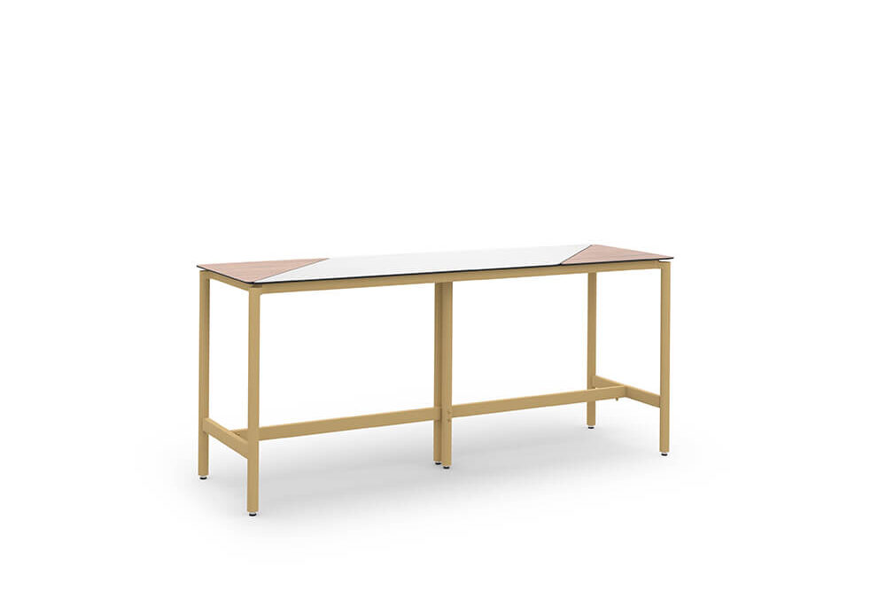 DIMANAMANA POST Duo Communal Bar Table 94″ x 29.5″ / 240 x 75 cm