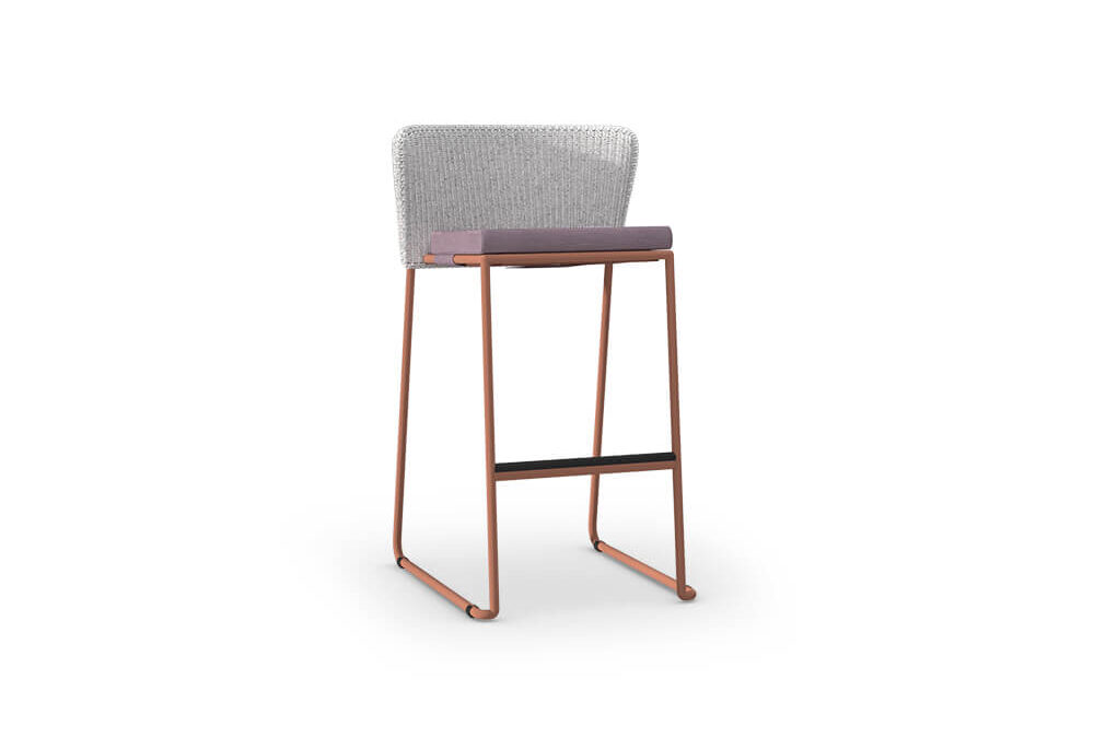 DIMANAMANA SHELL Bar Chair (Wicker Small Braid)