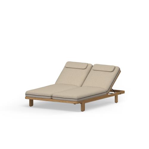 HACIENDA Double Sunbed Teak