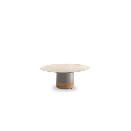 LABUAN Round Table 168 | Sintered Stone | Low Dining