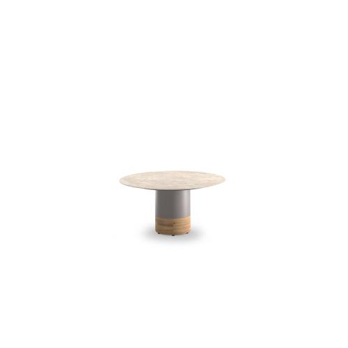 LABUAN Round Table 135 | Sintered Stone | Low Dining
