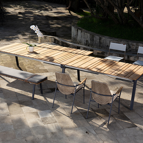 MAXXIMUS Ext Table XXL & Bench, CLARA Dining Chair, STARLETTE  Side Chair 2