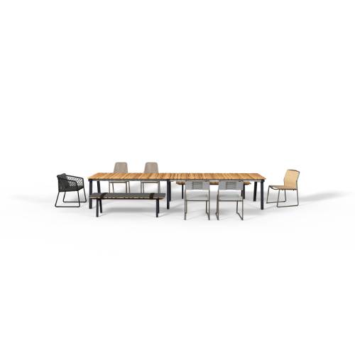 MAXXIMUS Ext Table XXL & Bench, CLARA Dining Chair, STARLETTE Side Chair Mood